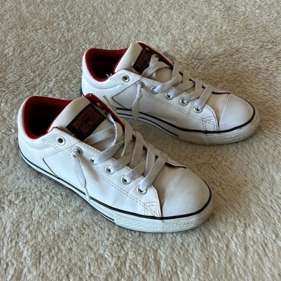 Converse Other - Converse Chuck Taylor white sneakers size 5 junior